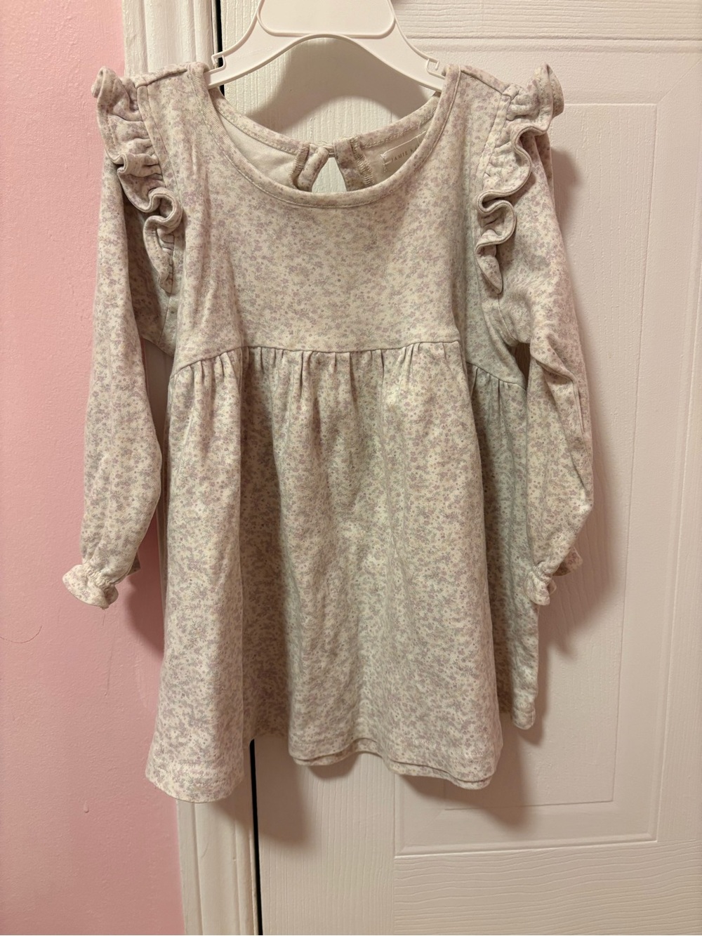 Jamie Kay Floral Ruffle Long-Sleeve Dress 3 years